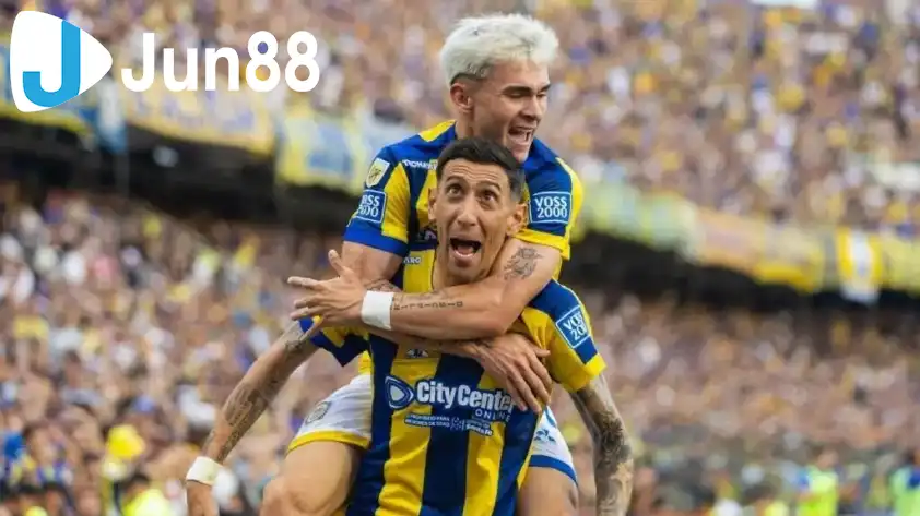 Di Maria là hạt nhân trong lối chơi của Rosario. (Ảnh: Sky Sports)